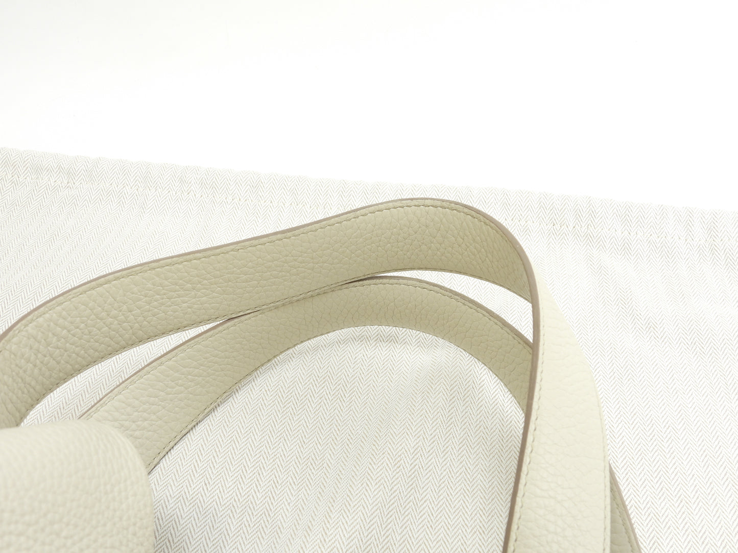 エルメス ピコタンロックGM トリヨンクレマンス クレ銀金具 ハンドバッグ トートバッグ@A 7