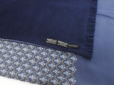 エルメス マフラー アンゴラ100%/シルク100% 青 ネックウォーマー 極美品@ 1