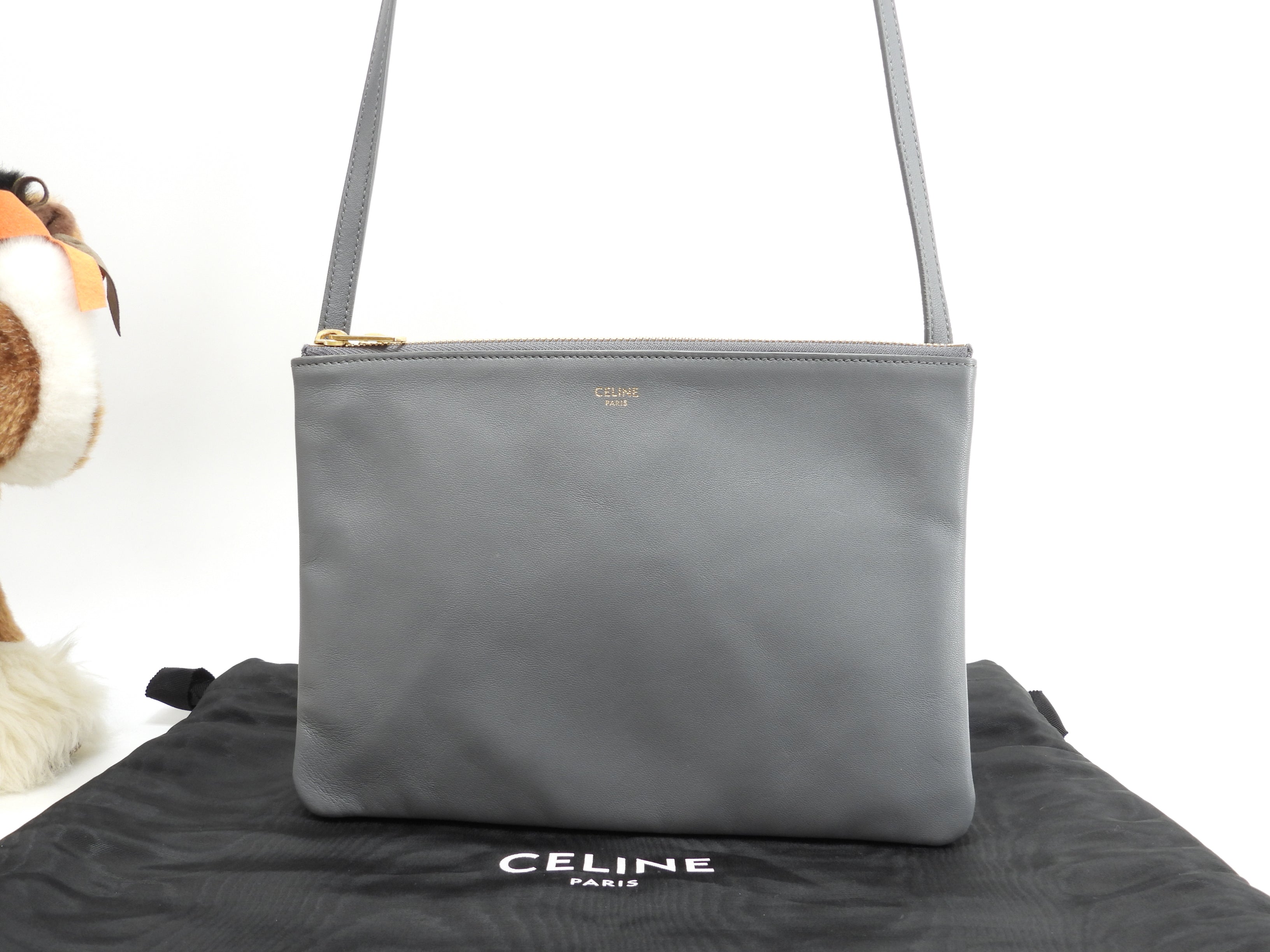 ショルダーバッグ celine トリオ ラージ
