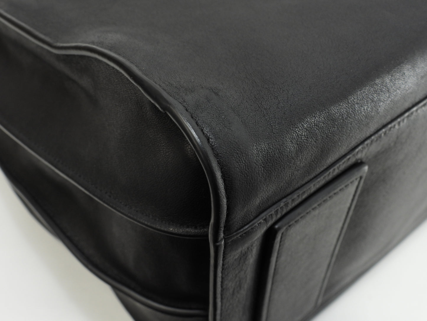 サンローラン サックドジュールスープル YSL レザー黒 メンズトート ハンドバッグ@ 92