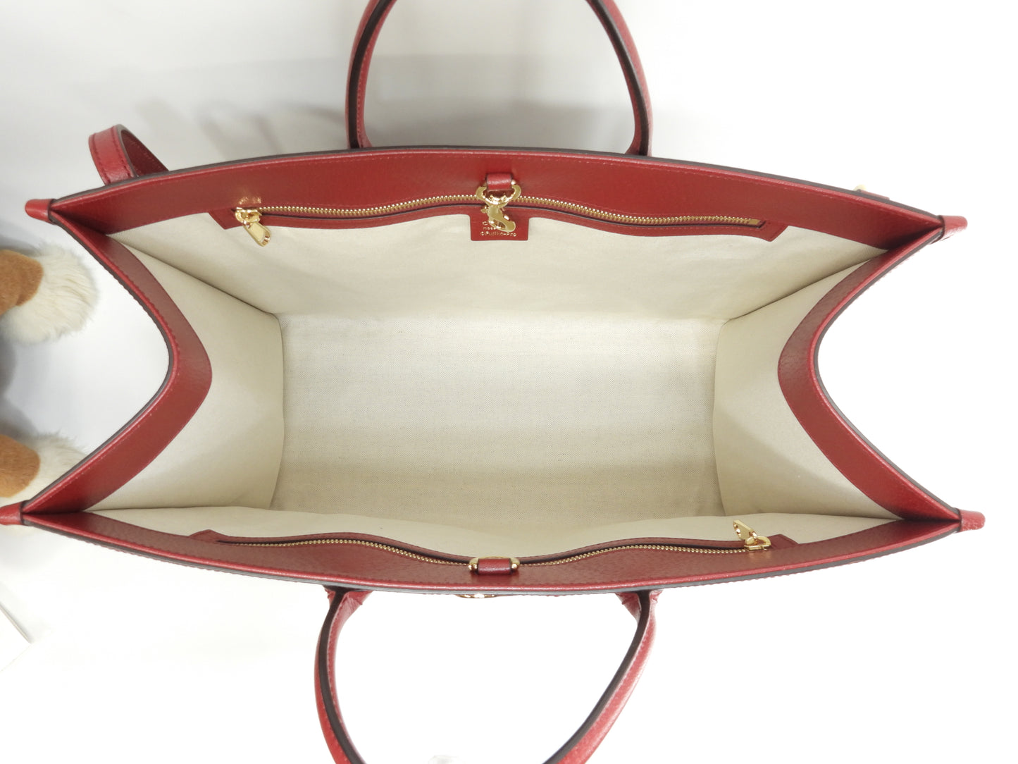 グッチ s付トートバッグ大 ドラえもん マイクロGG茶赤 ハンドバッグ大 ショルダーバッグ 美品@ 11