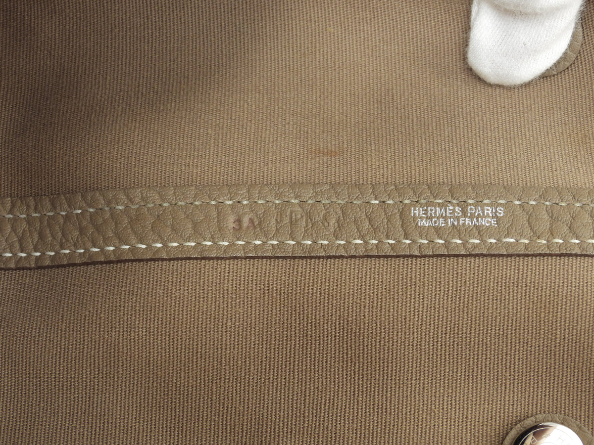 エルメス ガーデンパーティPM ロングショルダー エトープ トートバッグ@□P 5