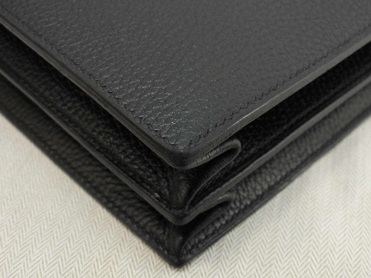エルメス ケリーデペッシュ38 アルデンヌ黒 ゴールド金具 ブリーフケース 極美品@□A 3
