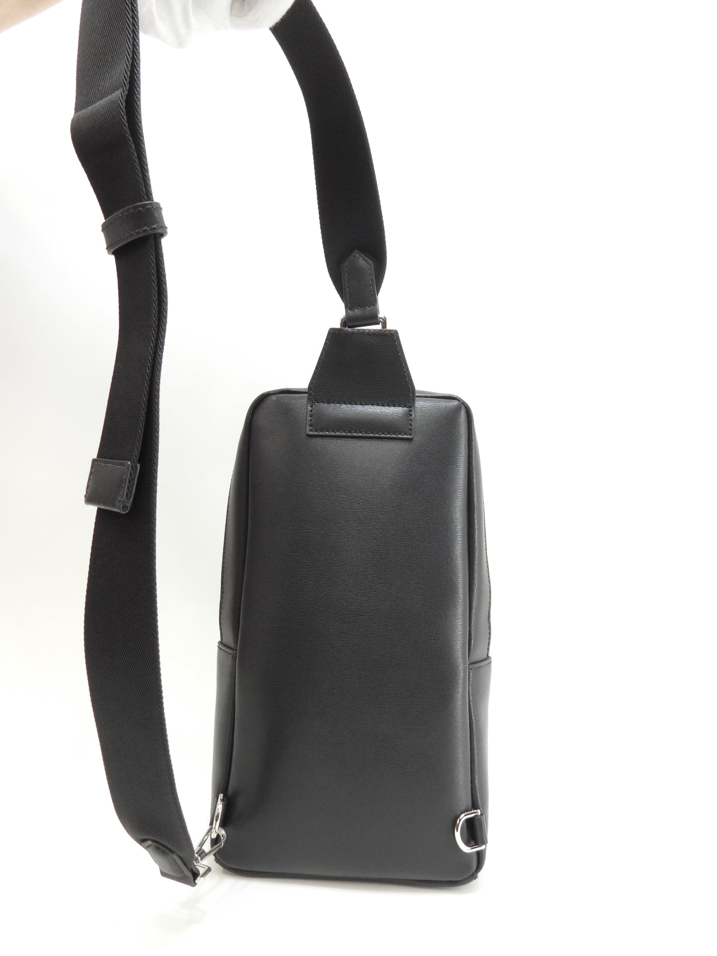 バリー ボディバッグ LENOXX レザー黒 ワンショルダーバッグ 極美品@ 1