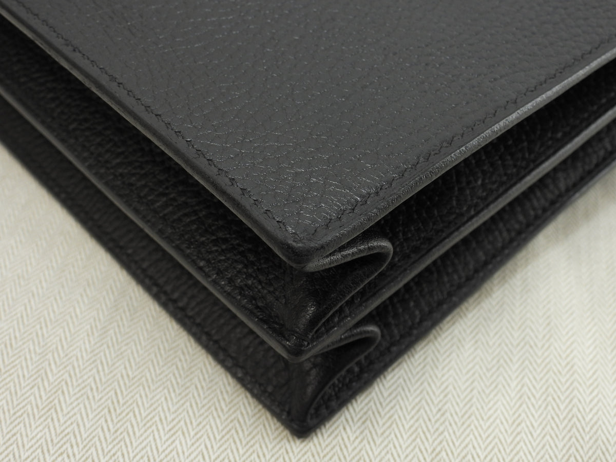 エルメス ケリーデペッシュ38 アルデンヌ黒 ゴールド金具 ブリーフケース 極美品@□A 3
