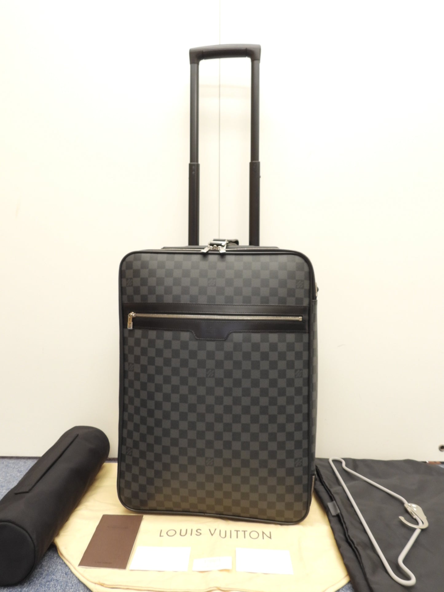 ルイヴィトン ペガス55 N23299 ダミエグラフィット 旅行用キャリーバッグ 美品@SP2110