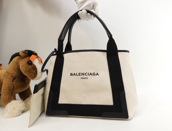 BALENCIAGA NAVY CABAS S ネイビー カバ デニム