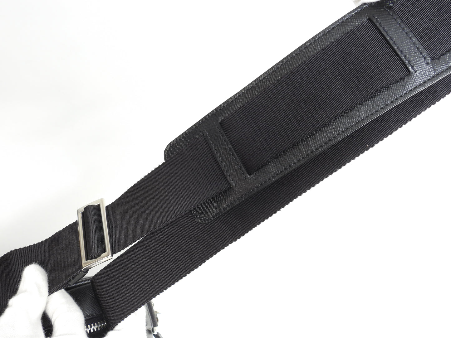 プラダ s付ブリーフケース 三角プレート サフィアーノ黒 書類カバン ドキュメントケース@208