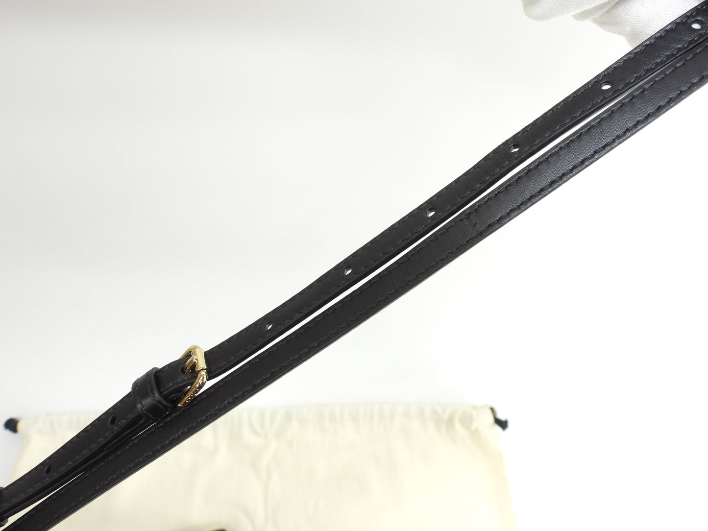 フェンディ ピーカブーミニ スムースレザー 黒 ハンドバッグ ポシェット@ 9