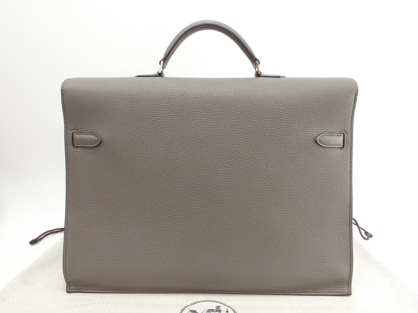 エルメス ケリーデペッシュ38 トリヨン/エタン シルバー金具 ブリーフケース 美品@□Q