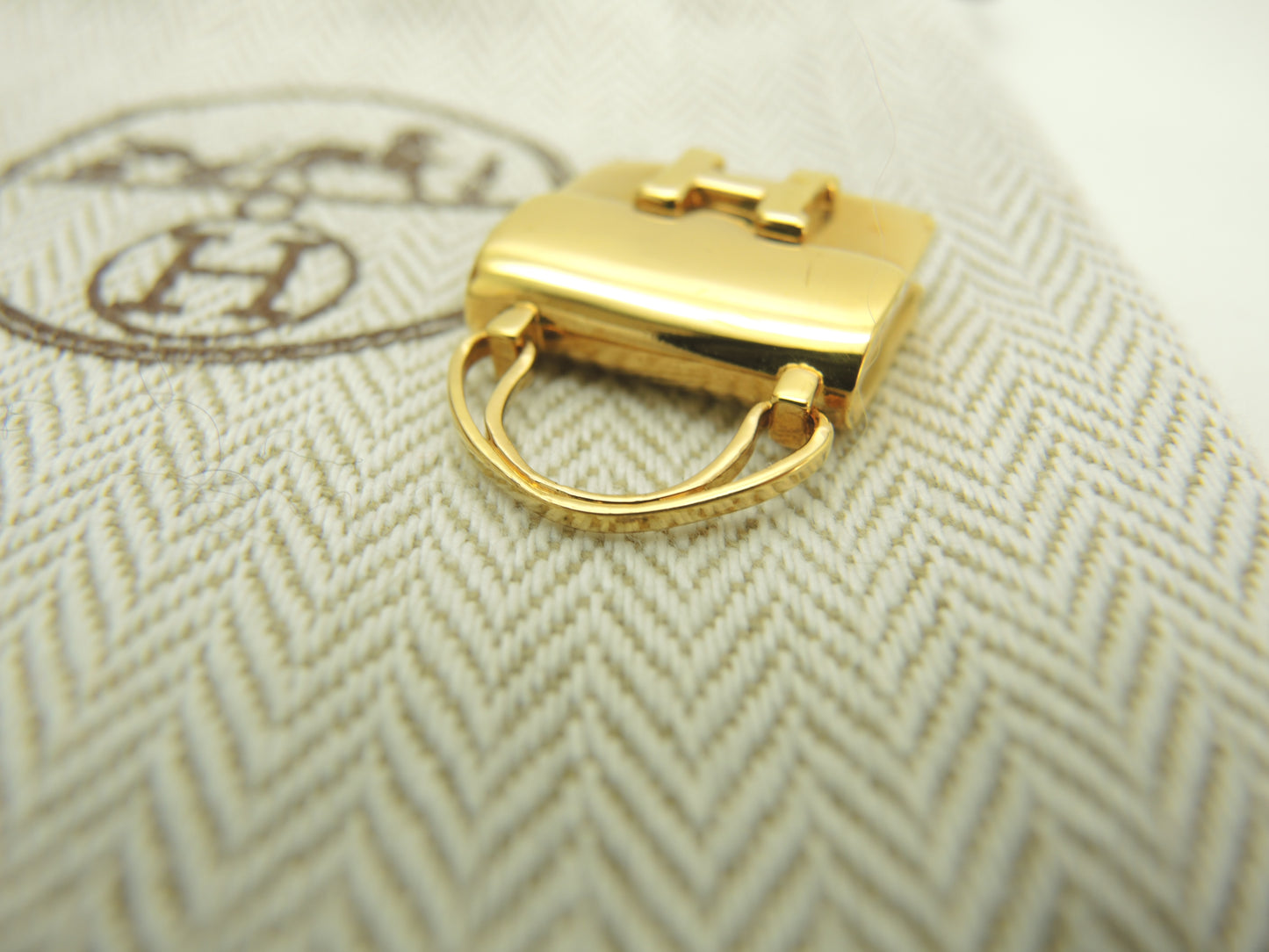 エルメス ペンダントトップ コンスタンス ゴールド ネックレス チョーカー 美品@ 4