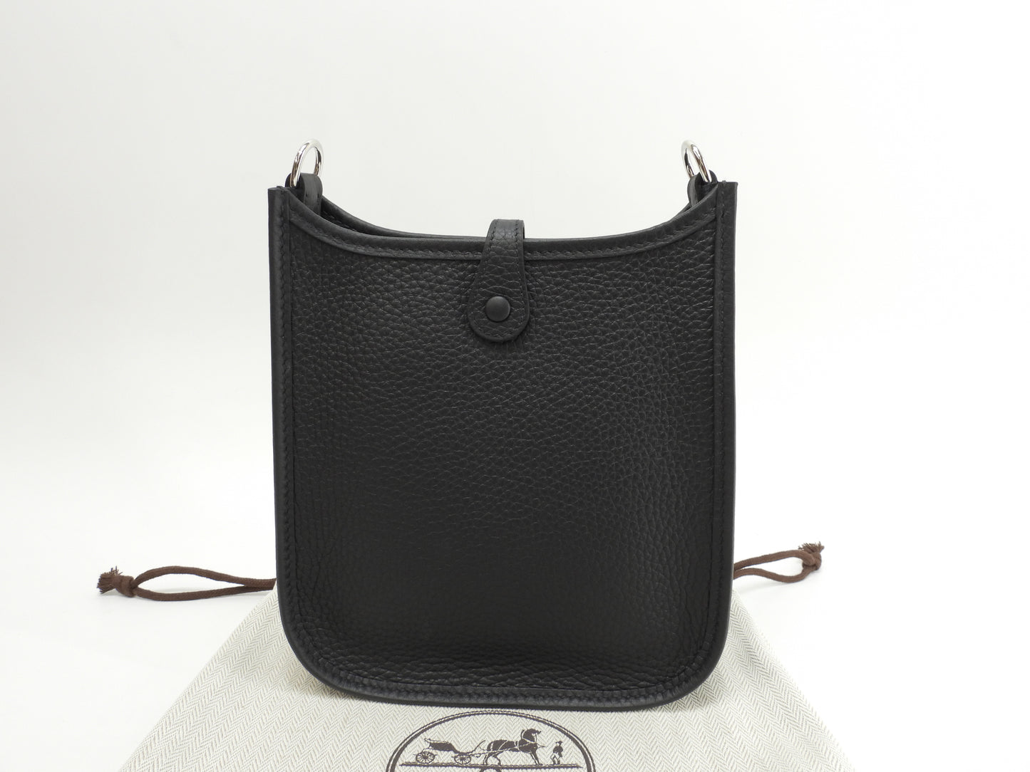 エルメス エヴリンTPM トリヨンクレマンス 黒 ポシェットバッグ シルバー金具 新品@W 2