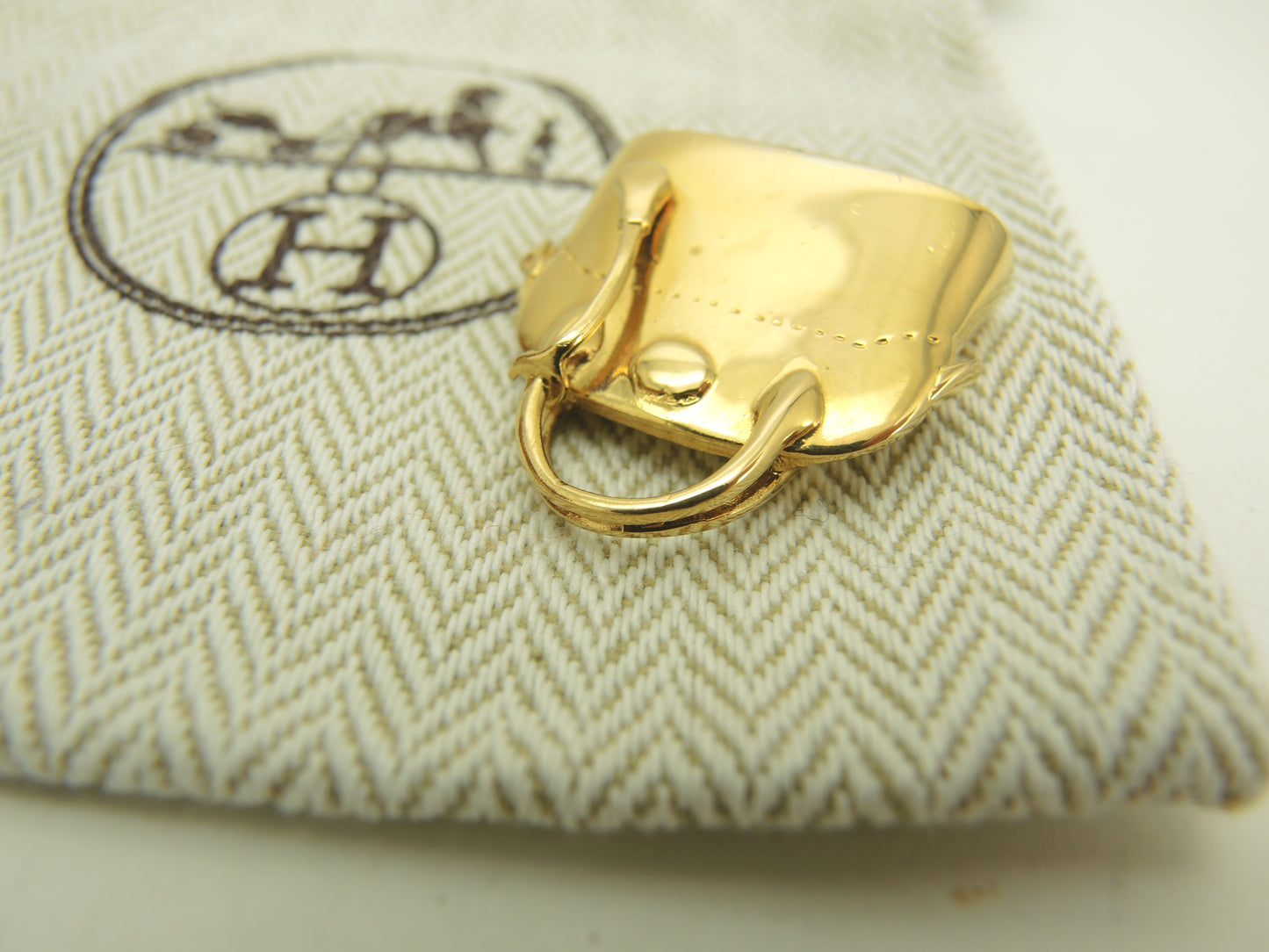 エルメス ペンダントトップ ボリード ゴールド ネックレス チョーカー 美品@ 3