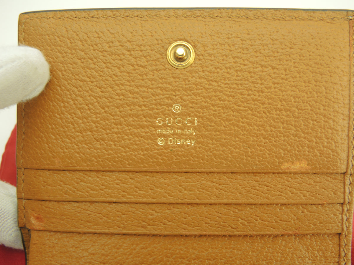 グッチ 2折財布 ミッキーマウス マイクロGG茶 コンパクトウォレット@ 17