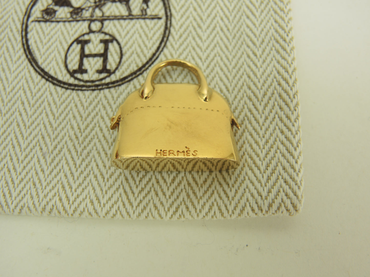 エルメス ペンダントトップ ボリード ゴールド ネックレス チョーカー 美品@ 3