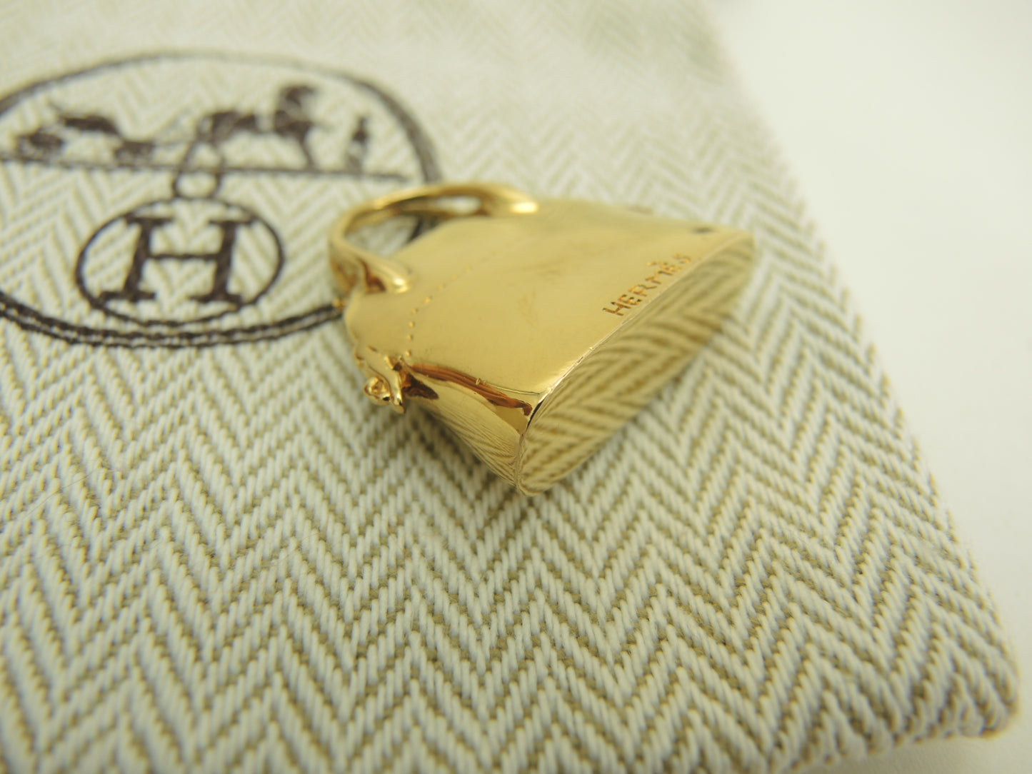 エルメス ペンダントトップ ボリード ゴールド ネックレス チョーカー 美品@ 3