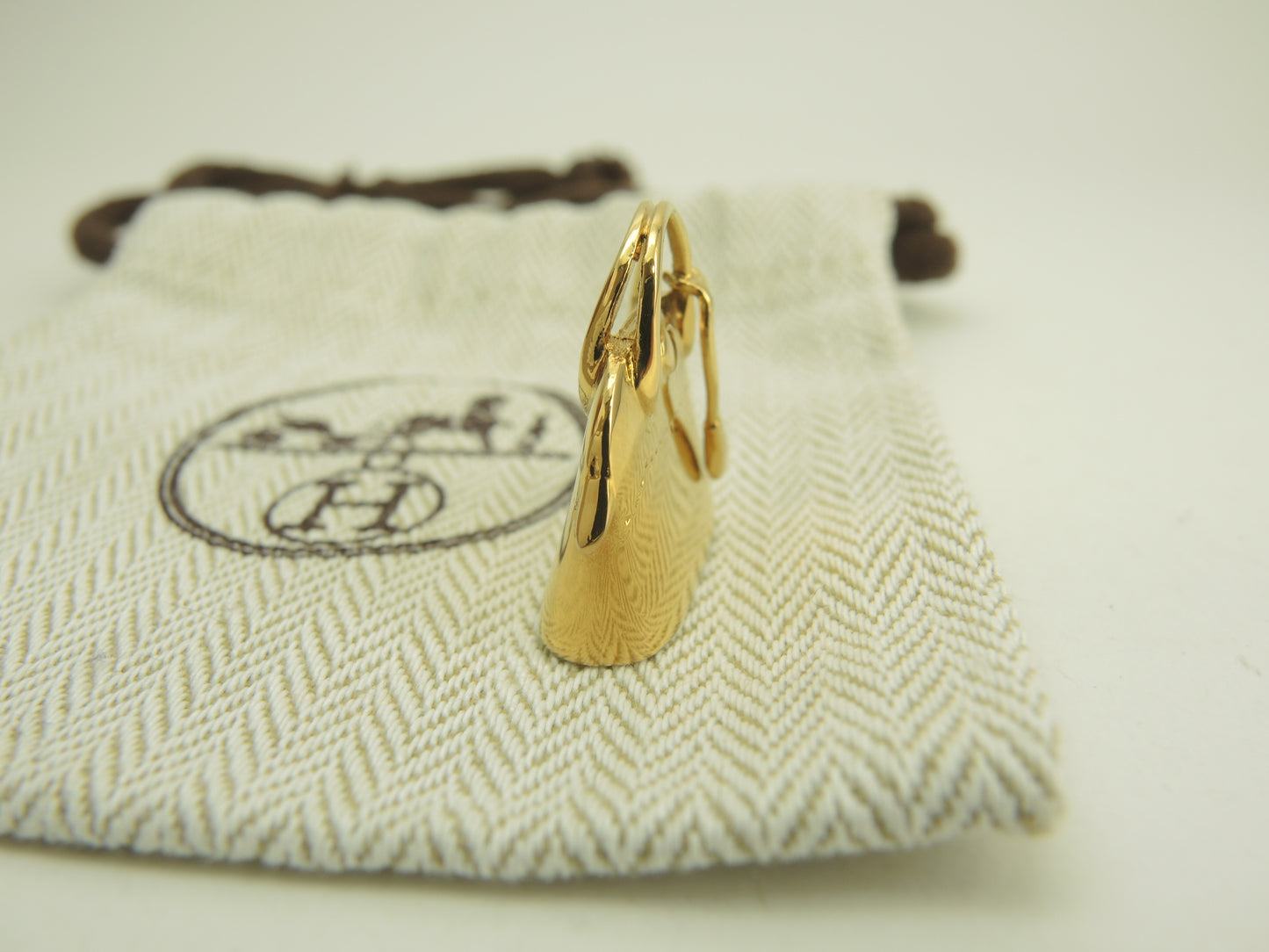 エルメス ペンダントトップ ボリード ゴールド ネックレス チョーカー 美品@ 3