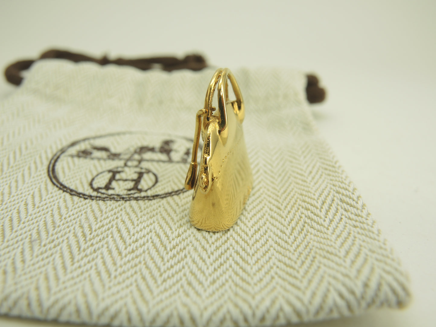 エルメス ペンダントトップ ボリード ゴールド ネックレス チョーカー 美品@ 3