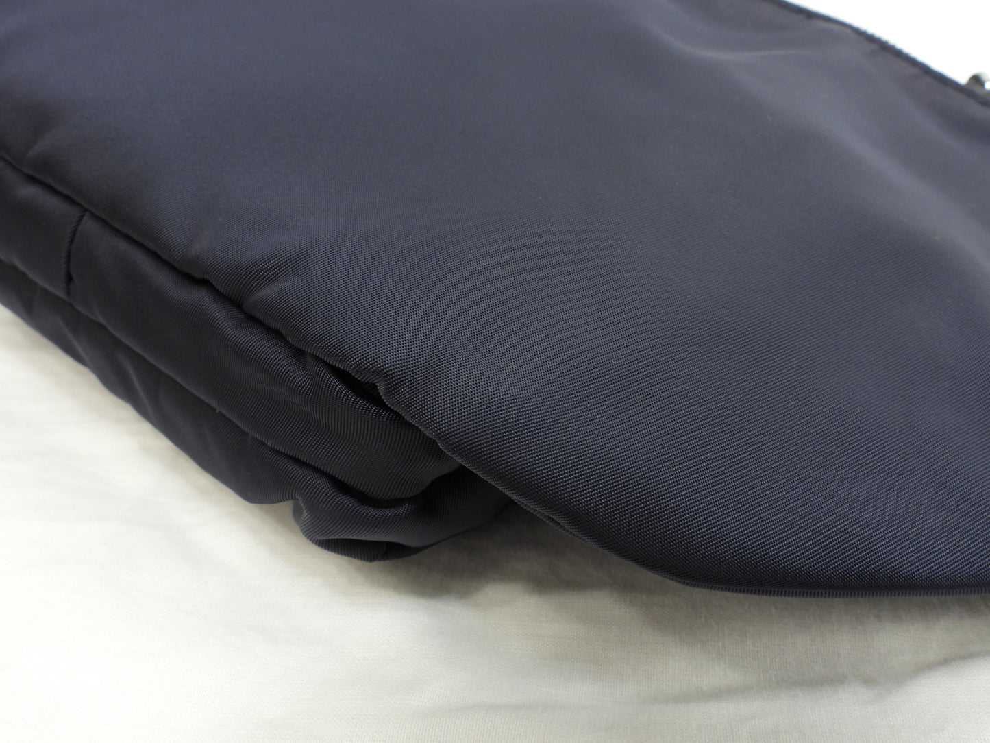 プラダ ボディバッグ中 ナイロン 紺 ウエストバッグ ヒップバッグ 美品@164 4