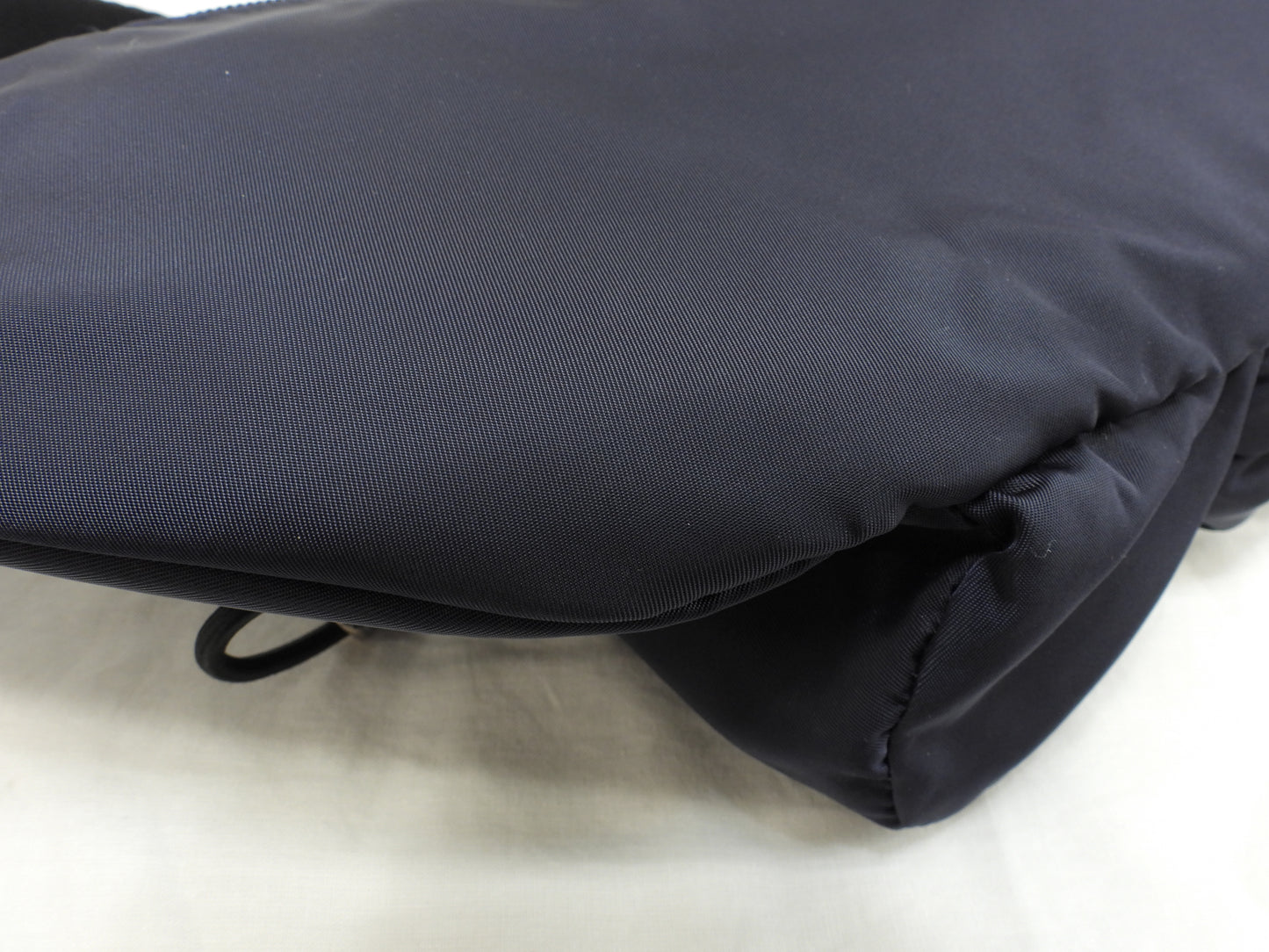 プラダ ボディバッグ中 ナイロン 紺 ウエストバッグ ヒップバッグ 美品@164 4