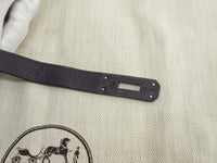 エルメス バーキン35 トゴ紫 シルバー金具 ハンドバッグ 極美品@□H