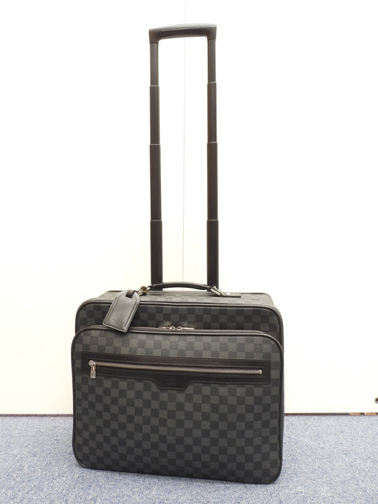 ルイヴィトン パイロットケース N23206 ダミエグラフィット 旅行用キャリーバッグ@MB3069