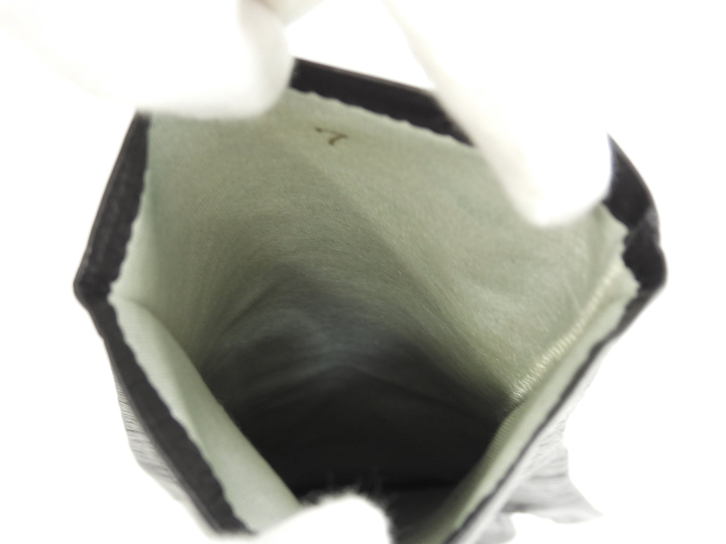 エルメス グローブ ラムスキンレザー 黒 レディース 手袋 ガンツ 薄手 美品@ 1