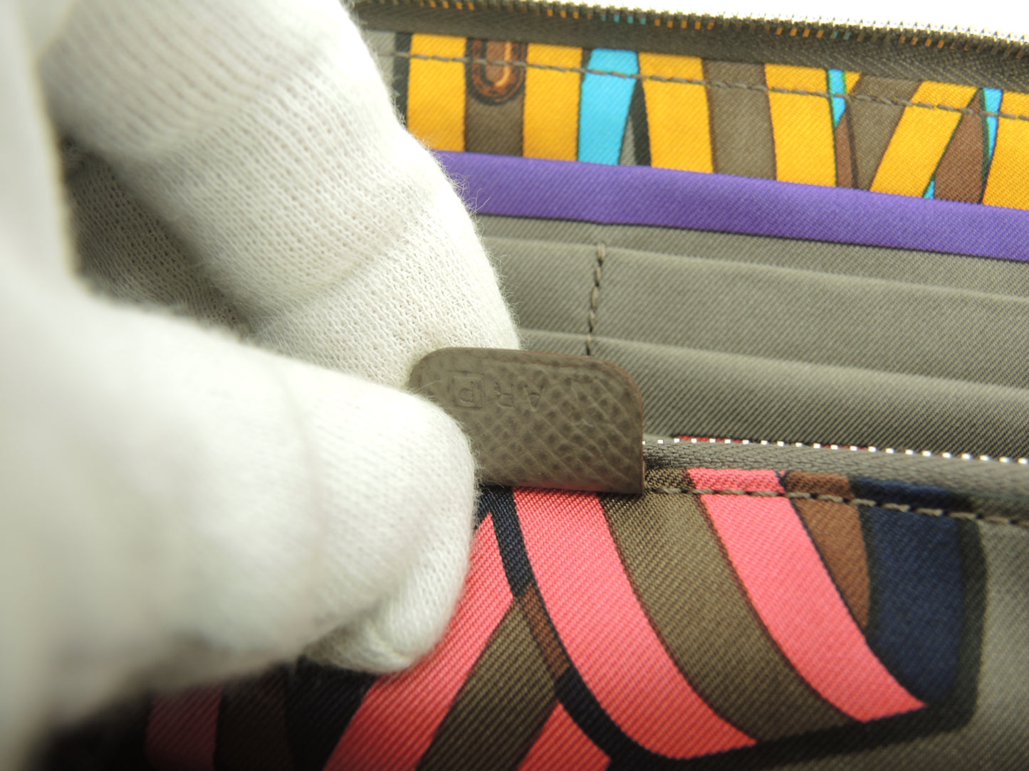 エルメス アザップロングシルクイン エプソン エタン 長財布 未使用@□P