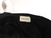 グッチ キャップ ウェブ コットン黒 帽子 GGシュプリーム GUCCI 美品@ 15