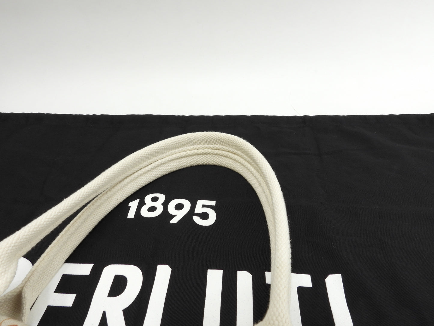 ベルルッティ トートバッグXL プリントファブリック コットン革茶 メンズショルダー特大@G0224