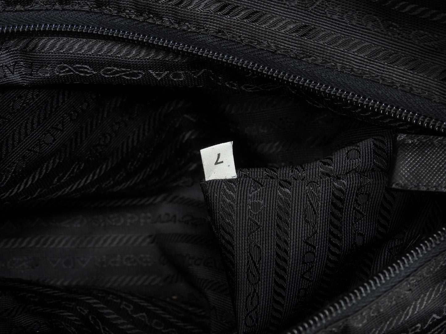 プラダ s付ボストンバッグ大 三角プレート ナイロン革黒 トラベル 旅行用ハンドバッグ@7