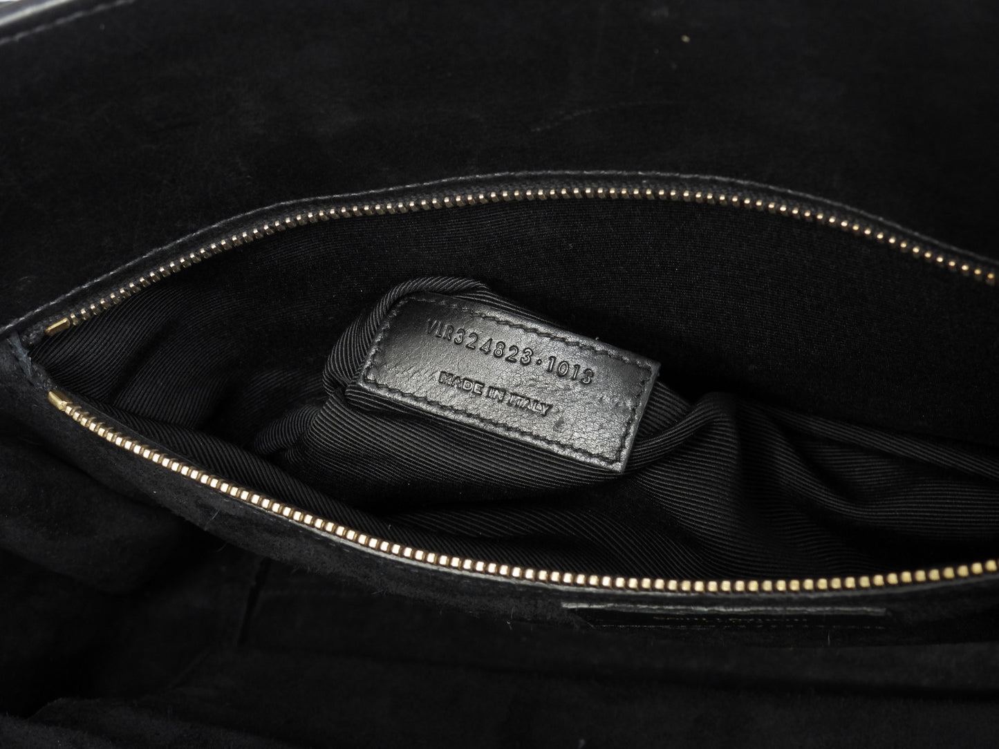 サンローラン サックドジュール スムースレザー 黒 トートバッグ ハンドバッグ YSL@VLR324823-1013