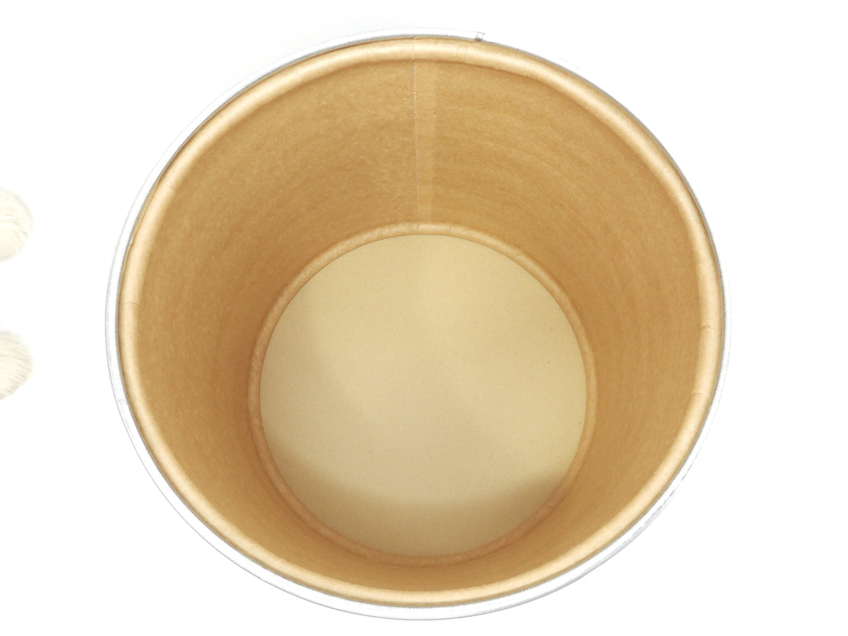 エルメス 収納ケース サドルボックス 紺 ドラム缶 おもちゃ箱 小物入 バッグ 未使用@ 5