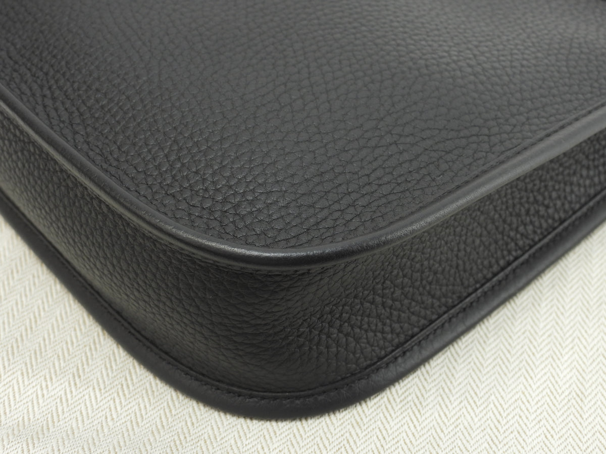 エルメス エヴリンTPM シルバー金具 トリヨンクレマンス黒 ポシェットバッグ 新品@W
