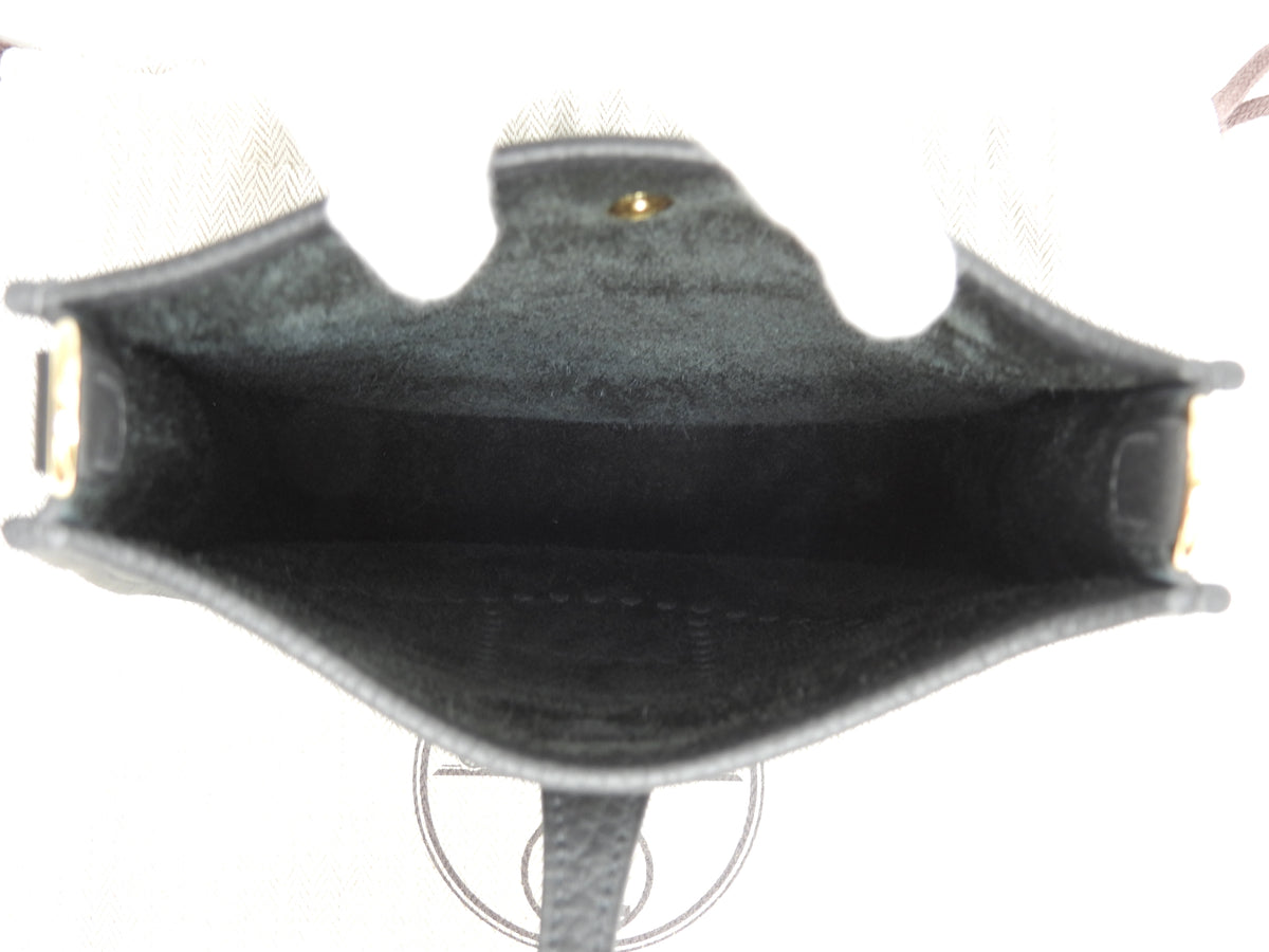 エルメス エヴリンTPM トリヨンクレマンス 黒 ゴールド金具 ポシェットバッグ 新品@K