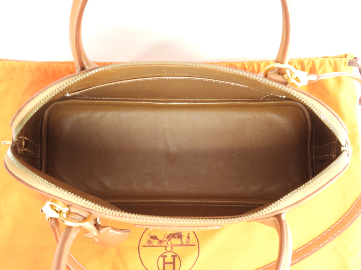 エルメス ボリード31 クシュベル/ゴールド ゴールド金具 s付ハンドバッグ@□B