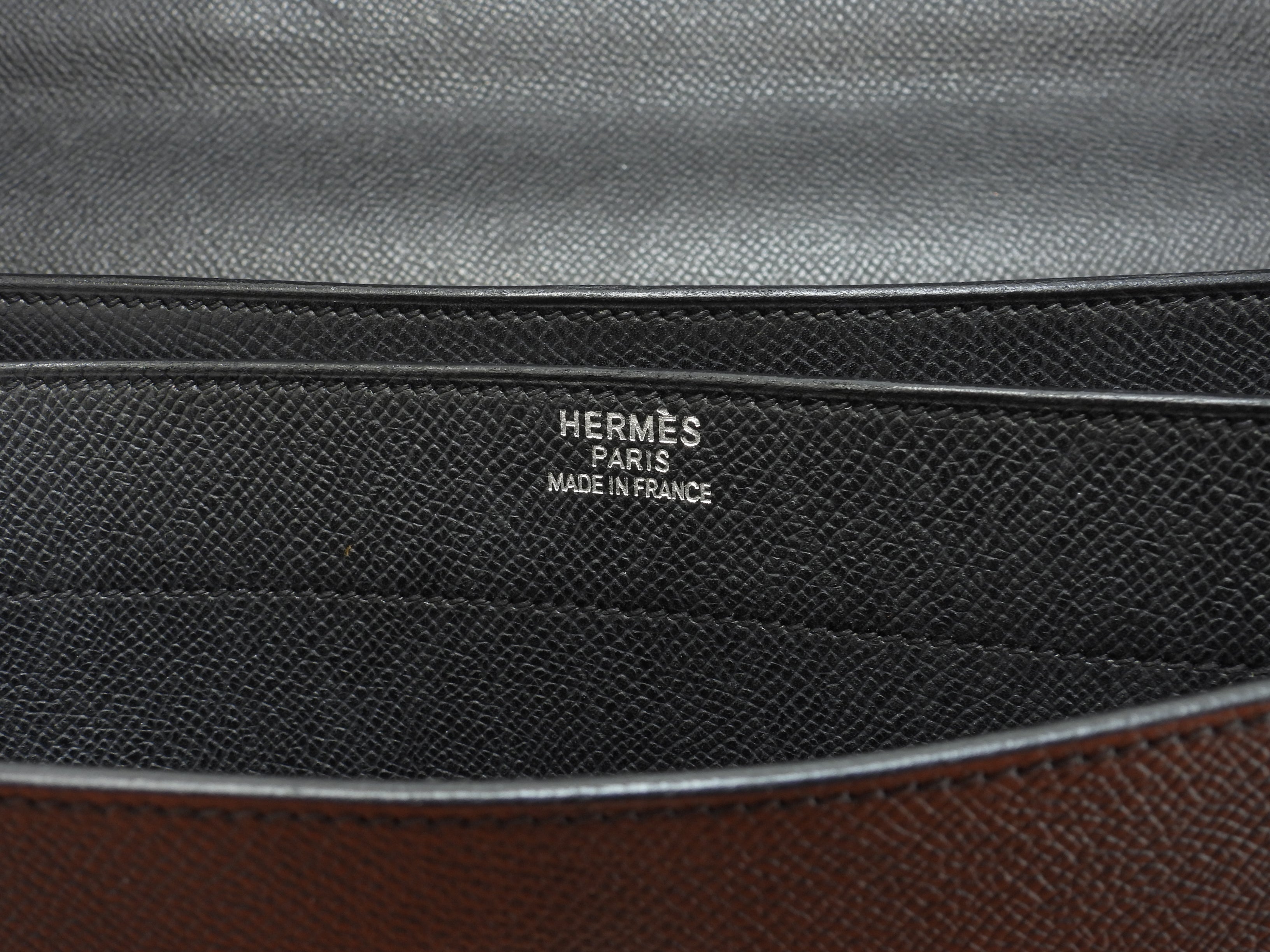 エルメス ケリーデペッシュ34 エプソン黒 シルバー金具 ブリーフケース