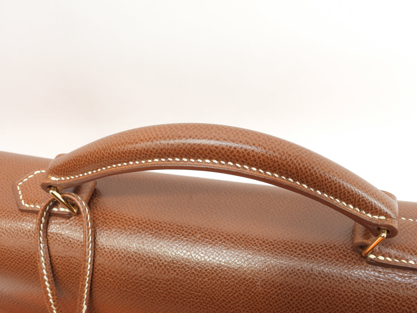 エルメス ケリーデペッシュ38 リセ/コニャック ゴールド金具 ブリーフケース@□F