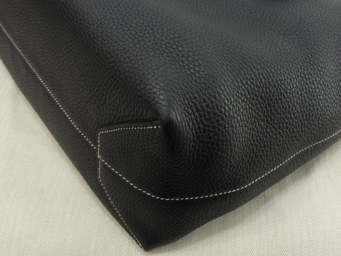 エルメス カバセリエ46 トリヨンクレマンス 黒 トートバッグ ショルダーバッグ 極美品@Z 6