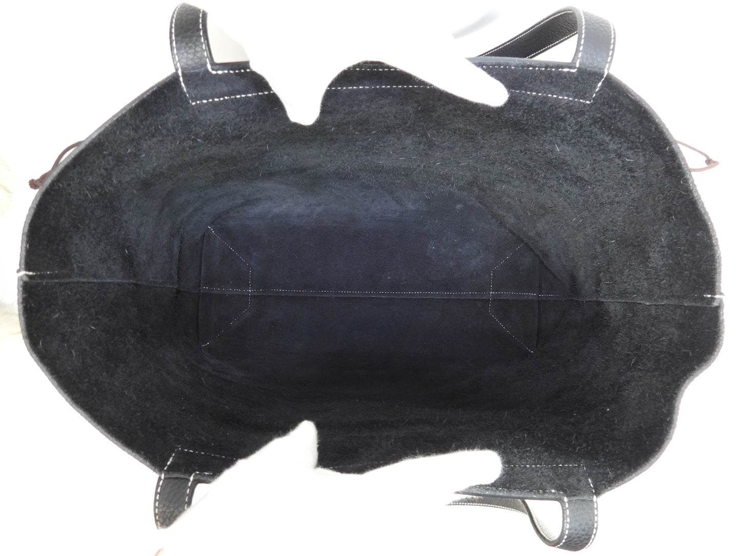 エルメス カバセリエ46 トリヨンクレマンス 黒 トートバッグ ショルダーバッグ 極美品@Z 6