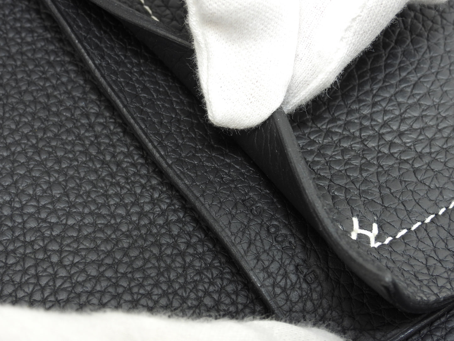 エルメス カバセリエ46 トリヨンクレマンス 黒 トートバッグ ショルダーバッグ 極美品@Z 6