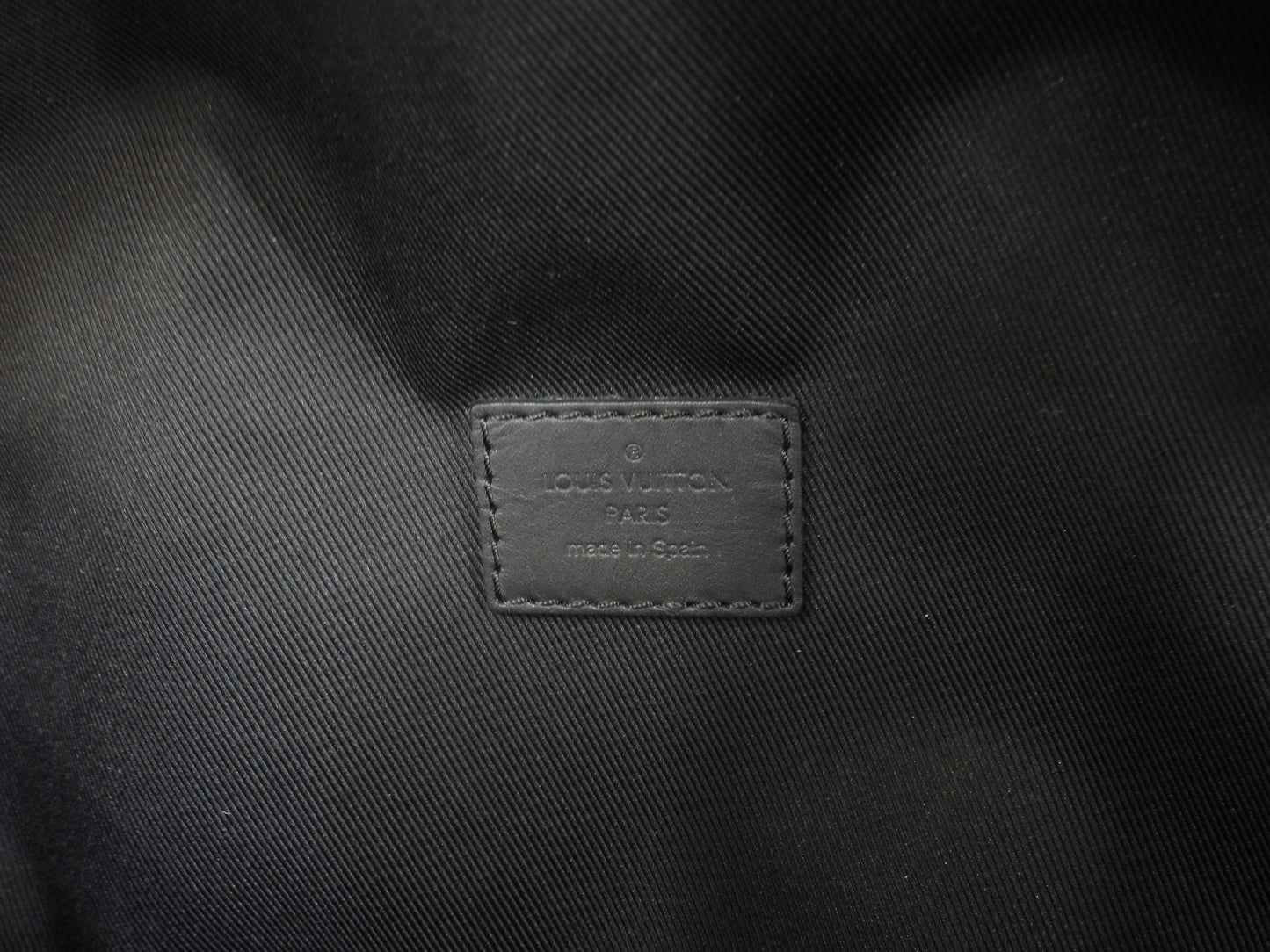 ルイヴィトン バムバッグ N40298 ダミエアンフィニ黒 ボディバッグ ベルトバッグ 極美品@CA4189