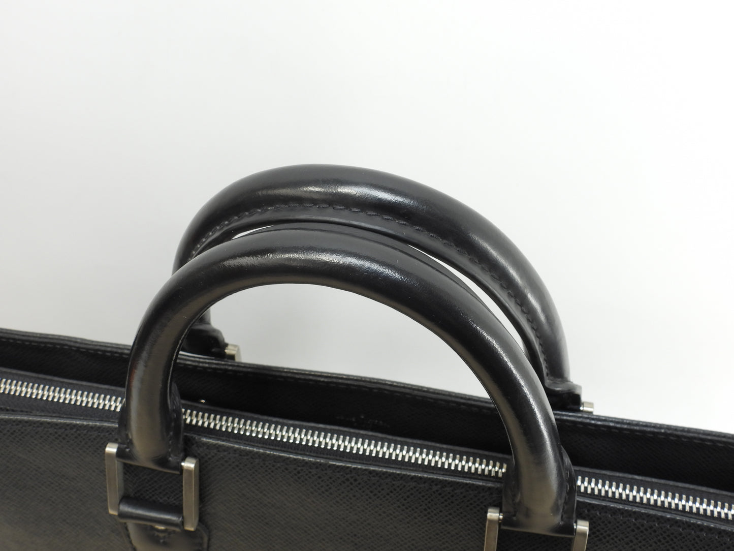 ルイヴィトン ロザン M30052 タイガ黒 書類かばん ブリーフケース ショルダーストラップ付@RI2153