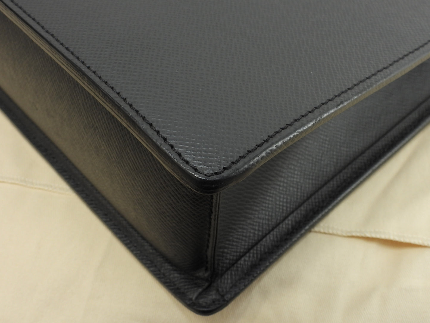 ルイヴィトン ロザン M30052 タイガ黒 書類かばん ブリーフケース ショルダーストラップ付@RI2153