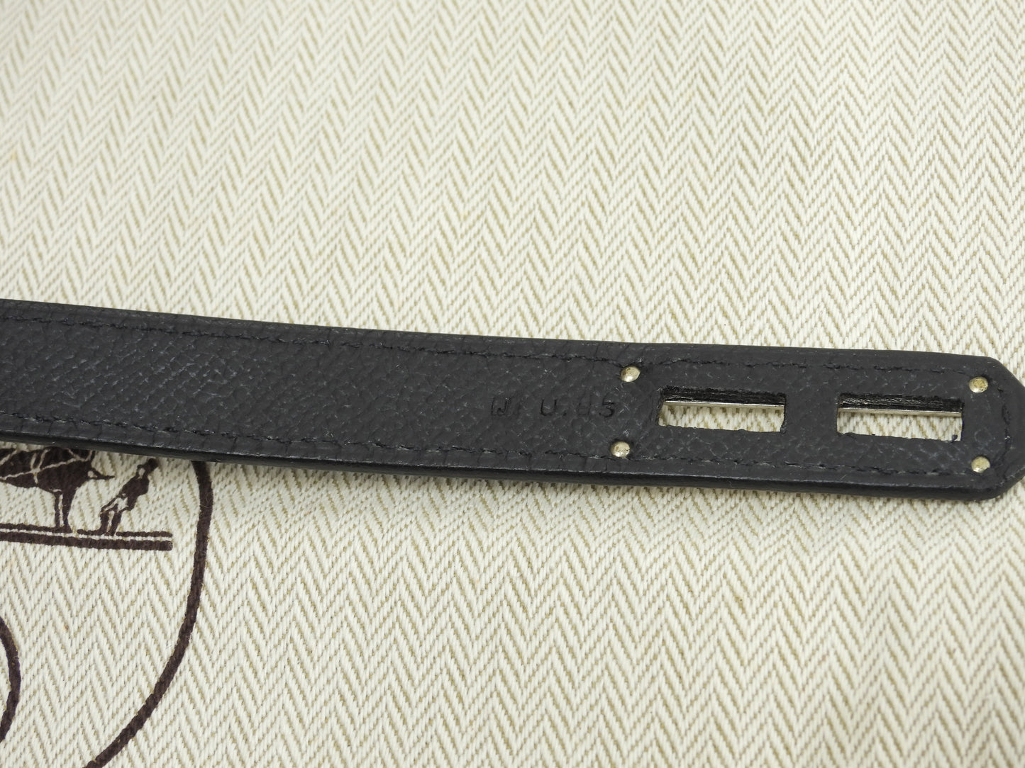 エルメス ケリーデペッシュ34 エプソン黒 シルバー金具 ブリーフケース@□J 2