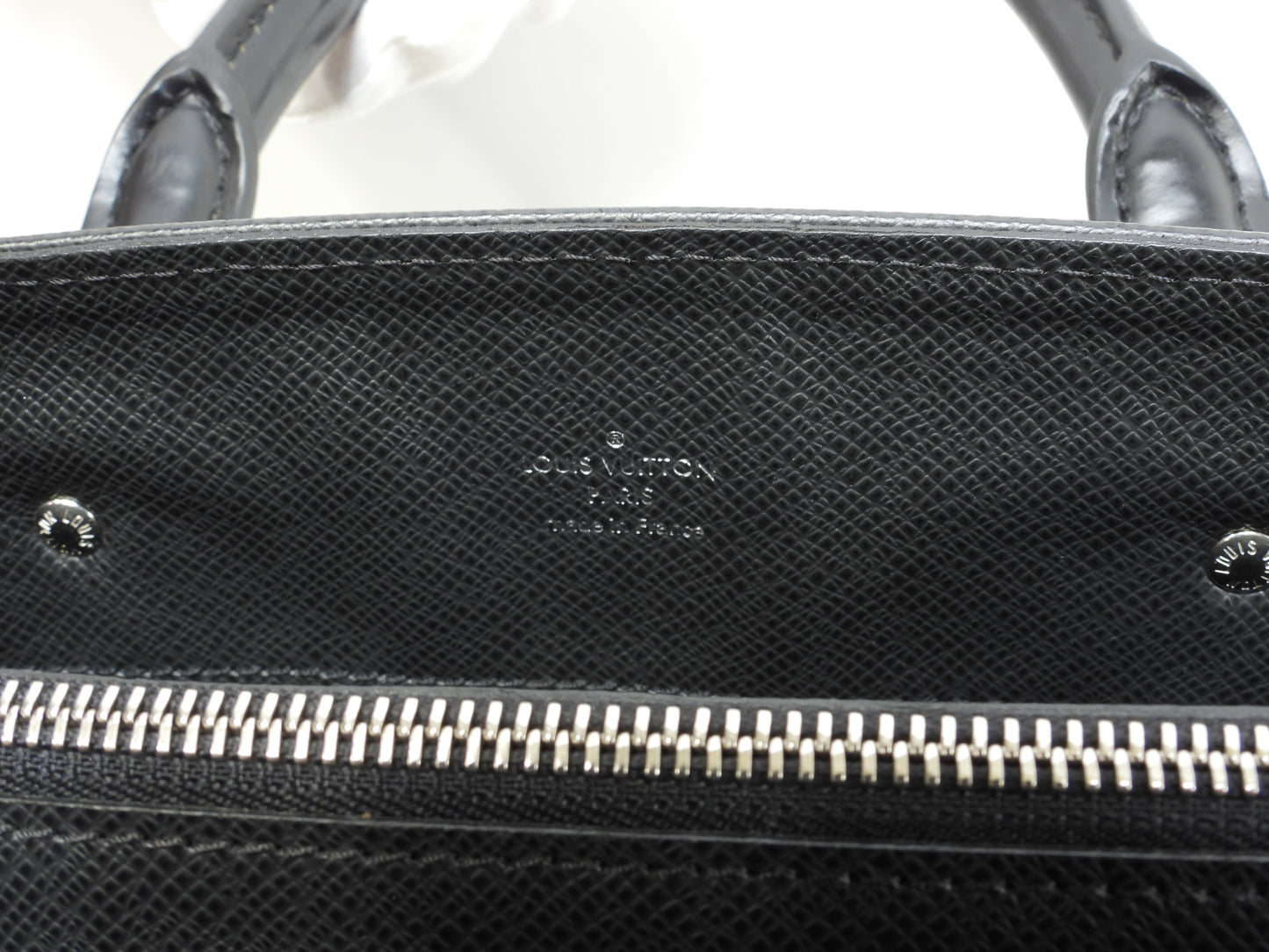 ルイヴィトン ロザン M30052 タイガ黒 書類かばん ブリーフケース ショルダーストラップ付@RI2153