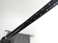 バレンシアガ ポシェット Bロゴ レザー黒 クロスボディバッグ 斜め掛けショルダー@580031-1000