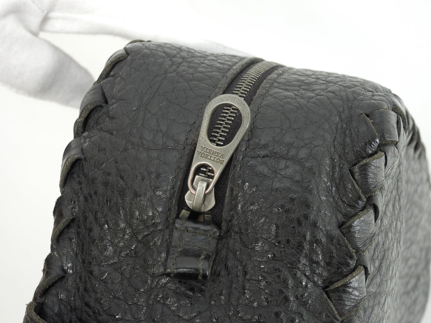 ボッテガヴェネタ クラッチ 淵イントレチャート レザー黒 セカンドバッグ メンズ@ 6