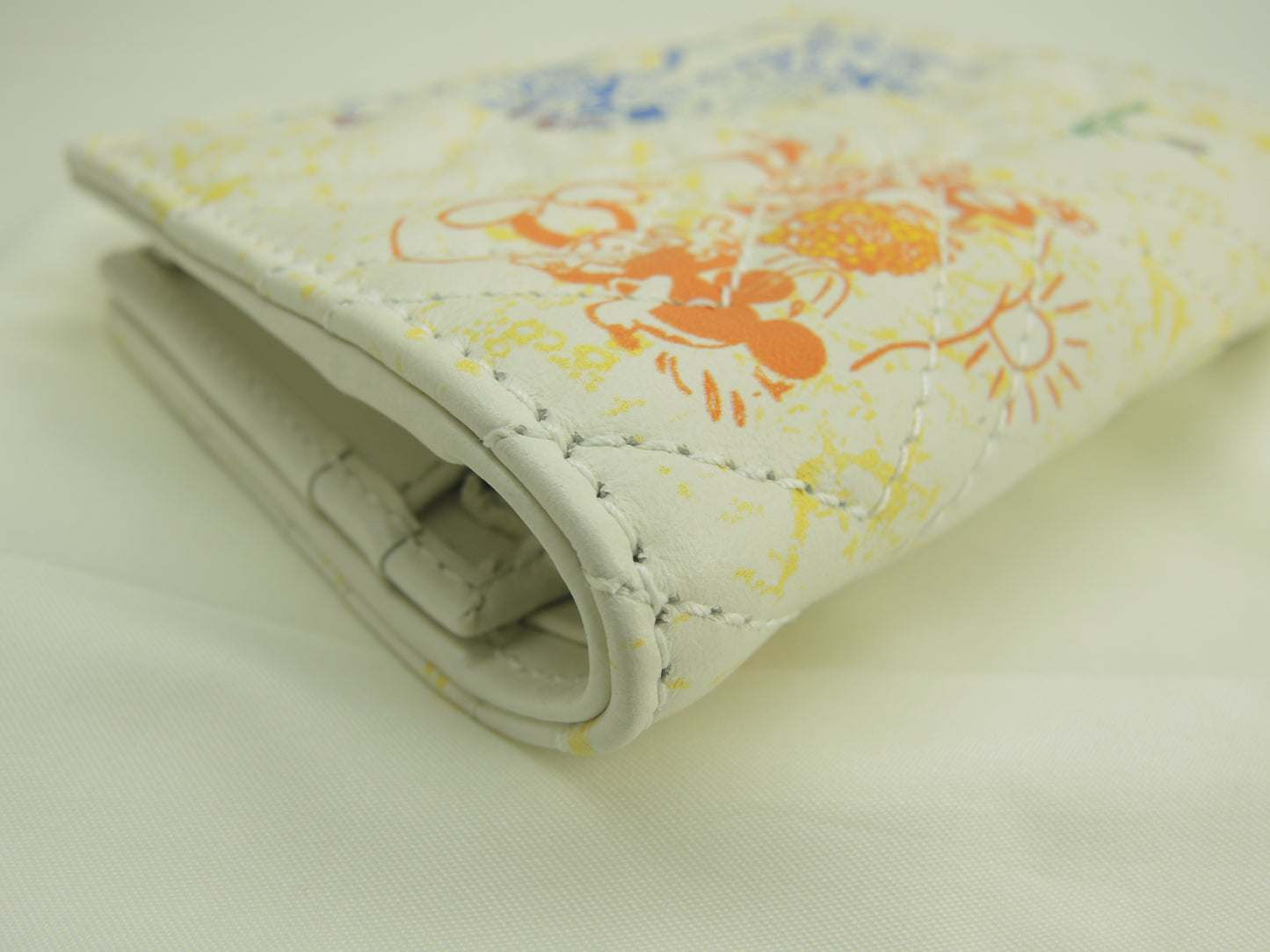 グッチ 2折財布 ミッキーマウス レザー白 ディズニーコラボ ミニウォレット 美品@ 13