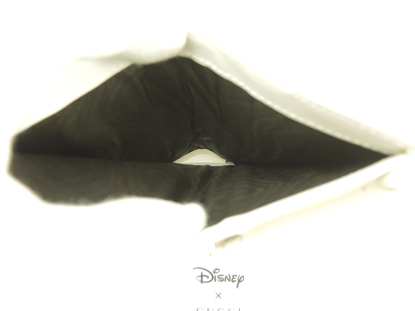 グッチ 2折財布 ミッキーマウス レザー白 ディズニーコラボ ミニウォレット 美品@ 13